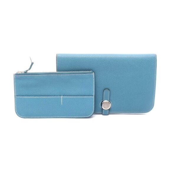 Hermes Dogon GM Leather Long Wallet - Picture 1 of 9